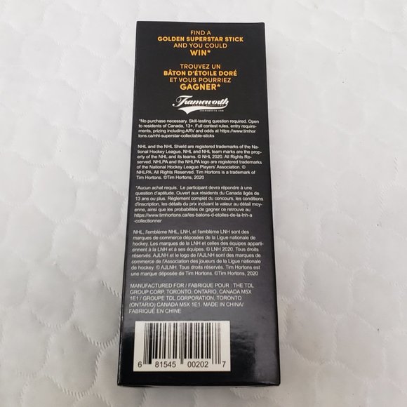 Tim Hortons NHL Superstars Leon Draisaitl Mini Hockey Stick - Picture 2 of 4